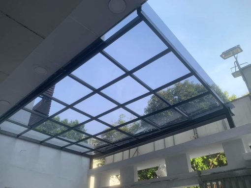 Mái Che Mỹ Thuật Lợp Tấm Nhựa Polycarbonate