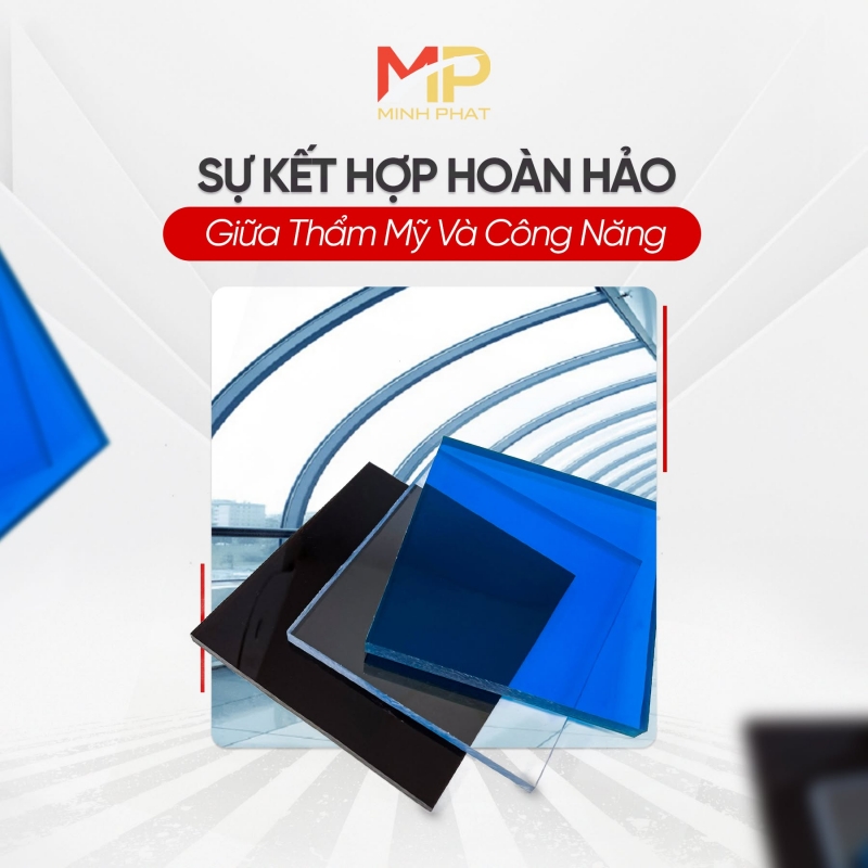 tấm lợp lấy sáng polycarbonate đặc ruột